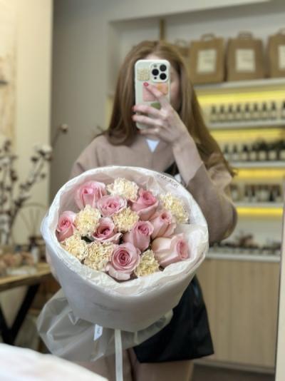 Составной нежный букет